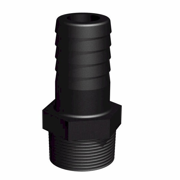 Schlauchverschraubung 1 1/2 Zoll 38mm Kunststoff
