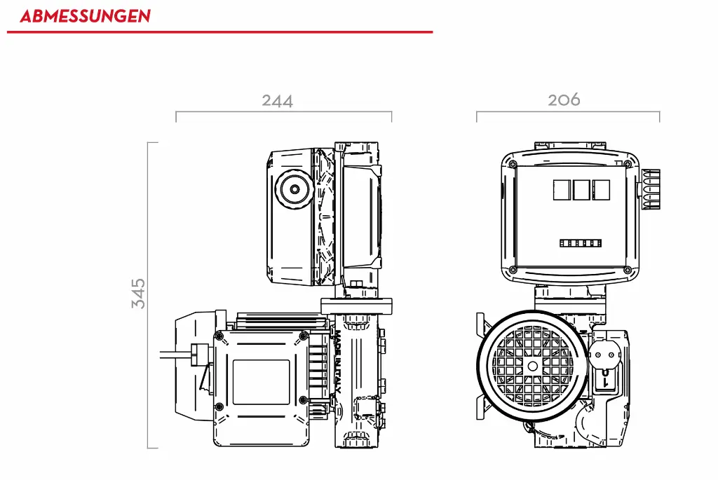 Benzinpumpenset DRUM EX 50 12V Abmessungen.webp
