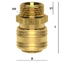Schnellverschluss DN7.2 Kupplung auf Außengewinde Messing_3.webp