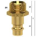 Schnellverschluss DN7.2 Stecknippel auf Außengewinde Messing_3.webp