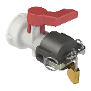 Verschlussdose für Camlock Stecker Typ DC 2" abschließbar PP_2.webp