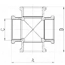 Zeichnung Kreuzstück Messing.webp