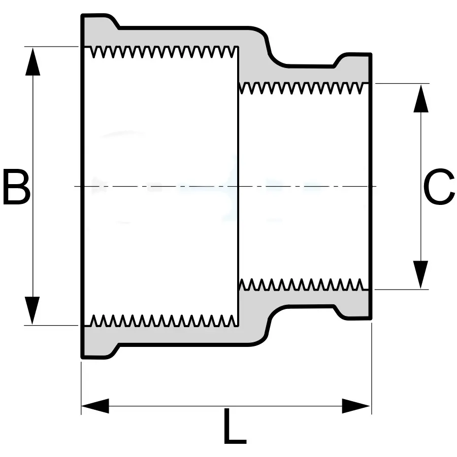 Zeichnung Reduziermuffe Messing.webp