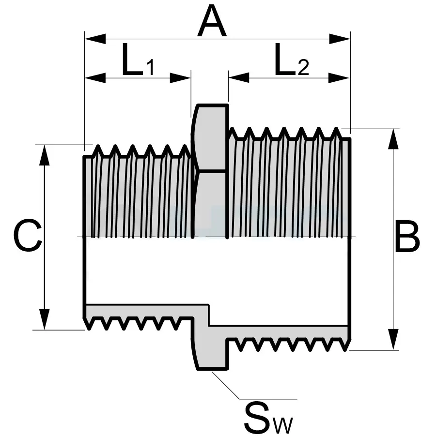 Zeichnung Reduziernippel Messing.webp