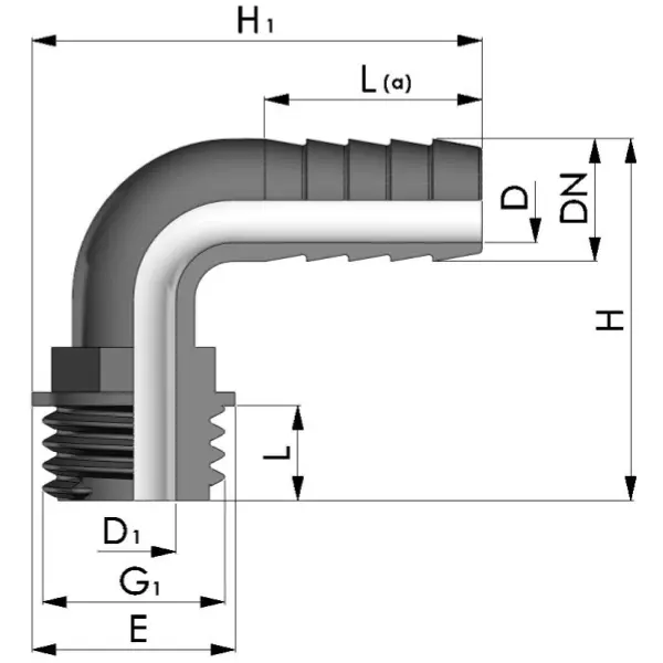 Zeichnung schlauchtuelle 90 grad aussengewinde.webp