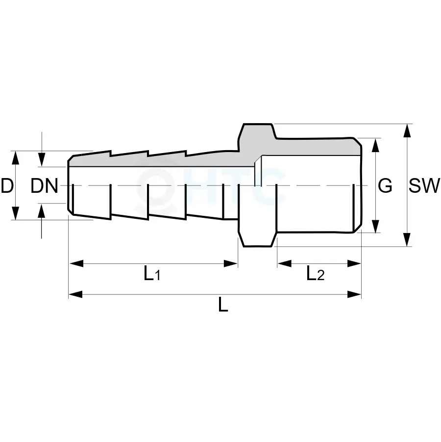 Zeichnung Schlauchtuelle aussengewinde Edelstahl.webp