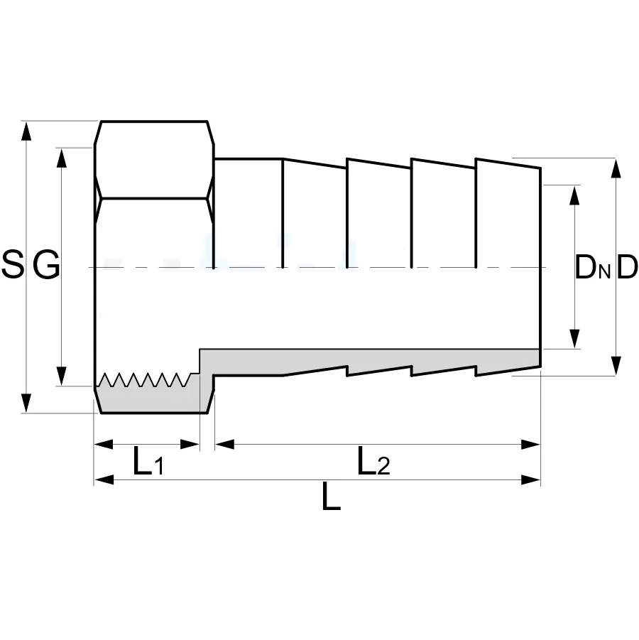 Zeichnung schlauchtuelle innengewinde edelstahl.webp