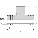 Zeichnung Messing Schlauchverbinder t stueck.webp