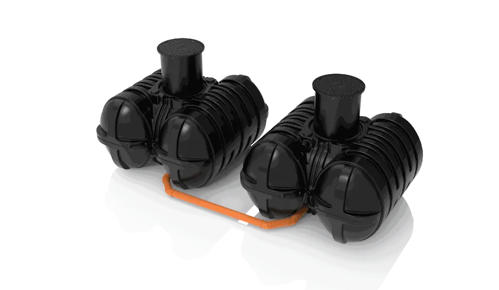 Roth Grundbehälter Twinbloc ohne Filterkorb inkl Schacht DN 600 und Deckel 10000L_3.webp