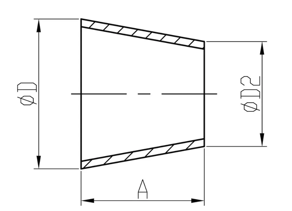 Reduzierstück konzentrisch Anschweißende Edelstahl2.webp