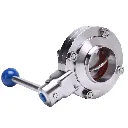 Scheibenventil beidseitig Anschweissende Edelstahl0.webp