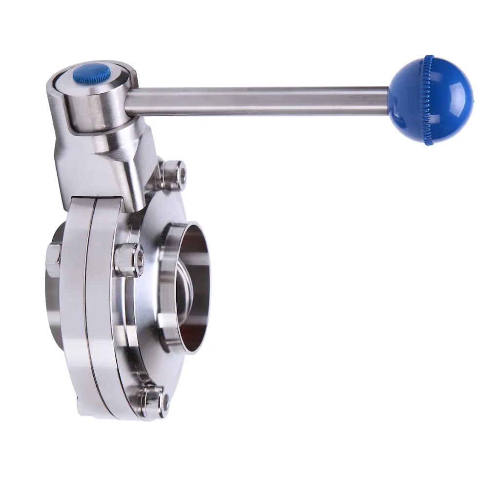 Scheibenventil beidseitig Anschweissende Edelstahl1.webp