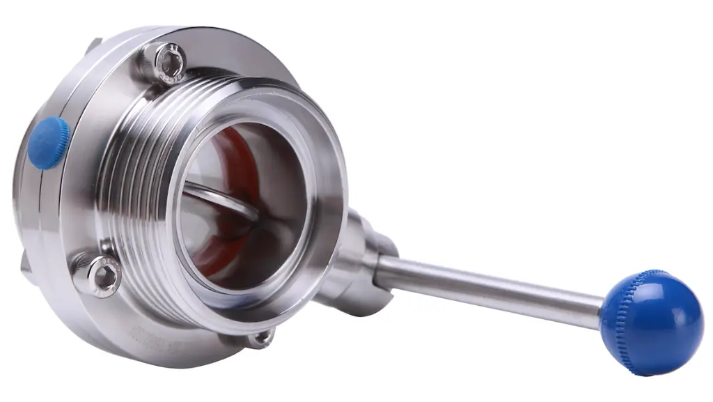 Scheibenventil beidseitig Milchrohraussengewinde Edelstahl2.webp