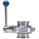 Scheibenventil beidseitig Triclamp Edelstahl2.webp