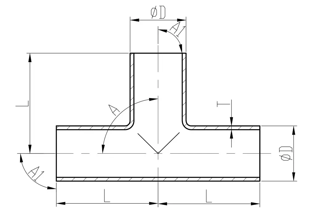 T-Stueck lang Anschweissende Edelstahl2.webp
