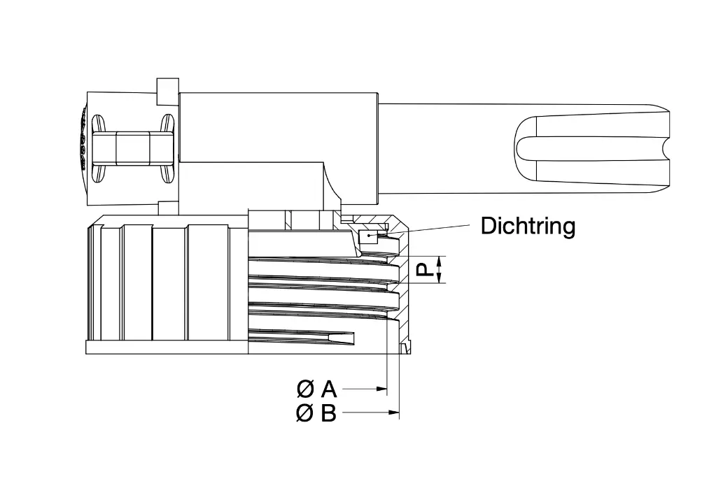 Zeichnung Hahn mit Auslauf 13 klein.webp