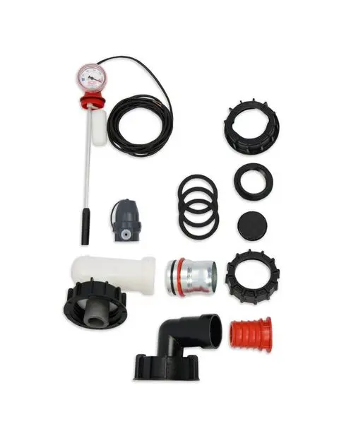 Filling kit for heating oil and diesel storage with limit sensor for 1500L tank