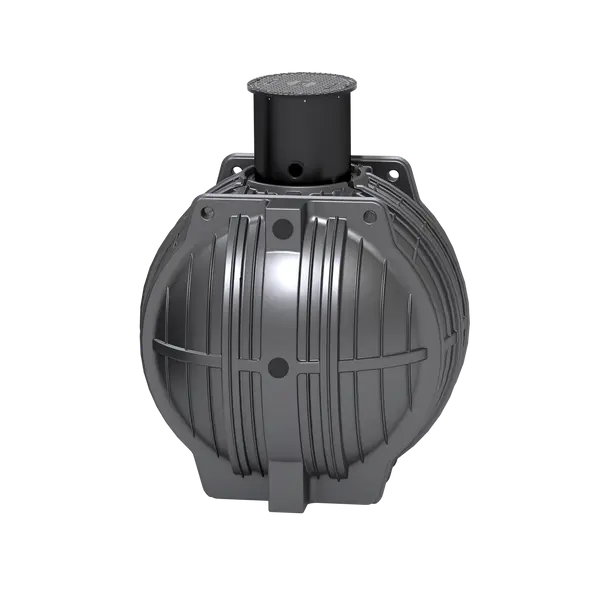 Roth Regenwasser-Erdspeicher rund inklusive Schacht DN 600 und Deckel