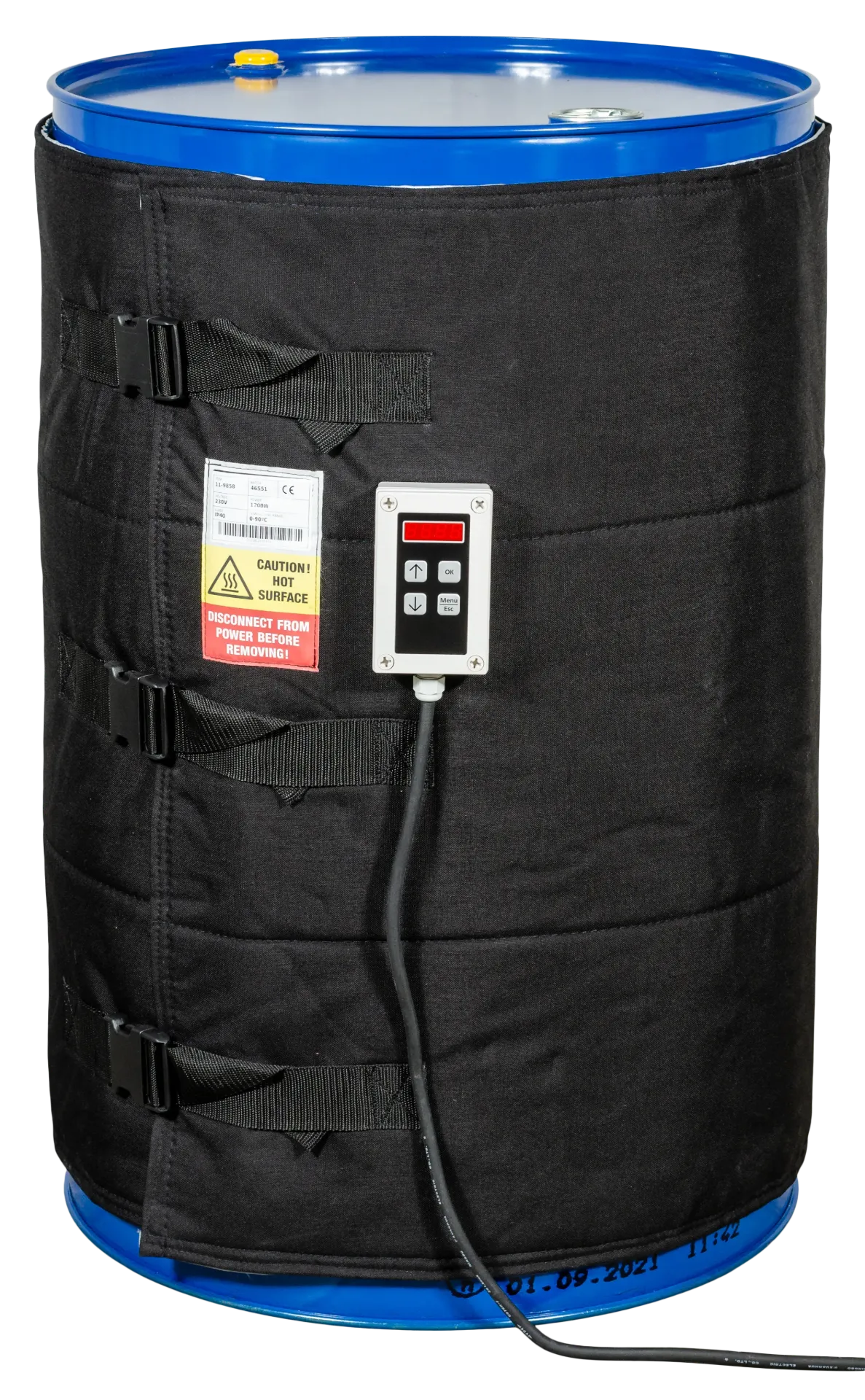 [101794] Fassheizung 0-90°C (200 Liter (1200 Watt))