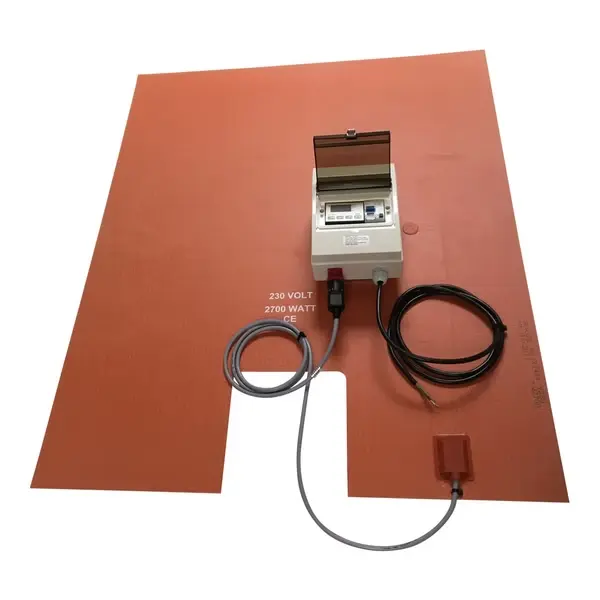 [101818] IBC container floor heater, silicone, 2700 W