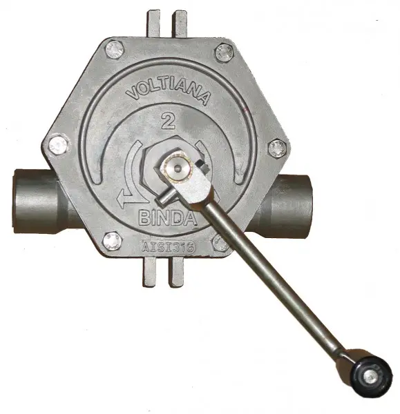 [101270] Handpumpe HighTech Rotationshandpumpe Edelstahl