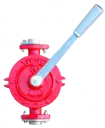 Double-acting hand wing pump, cast steel