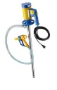 Barrel pump set for diluted acids, alkalis, cleaning agents