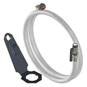 [100250] Hose set 2 m, shut-off valve, compressed air pump