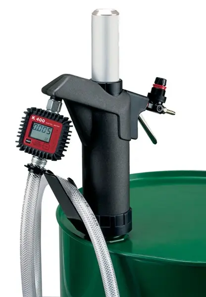 [100251] Druckluftpumpen Set mit Zähler für Öle