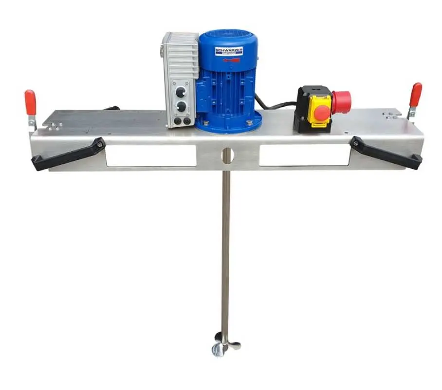 [103548] IBC quick mixer up to 600 m³ in 1000 L IBC Forklift crossbeam adjustable
