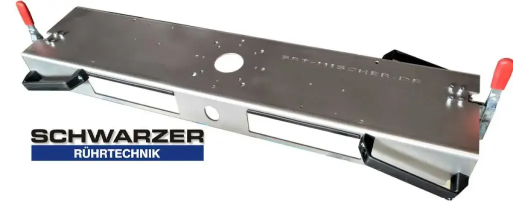 [103565] Stainless steel forklift crossbeam for 1000 liter IBC containers