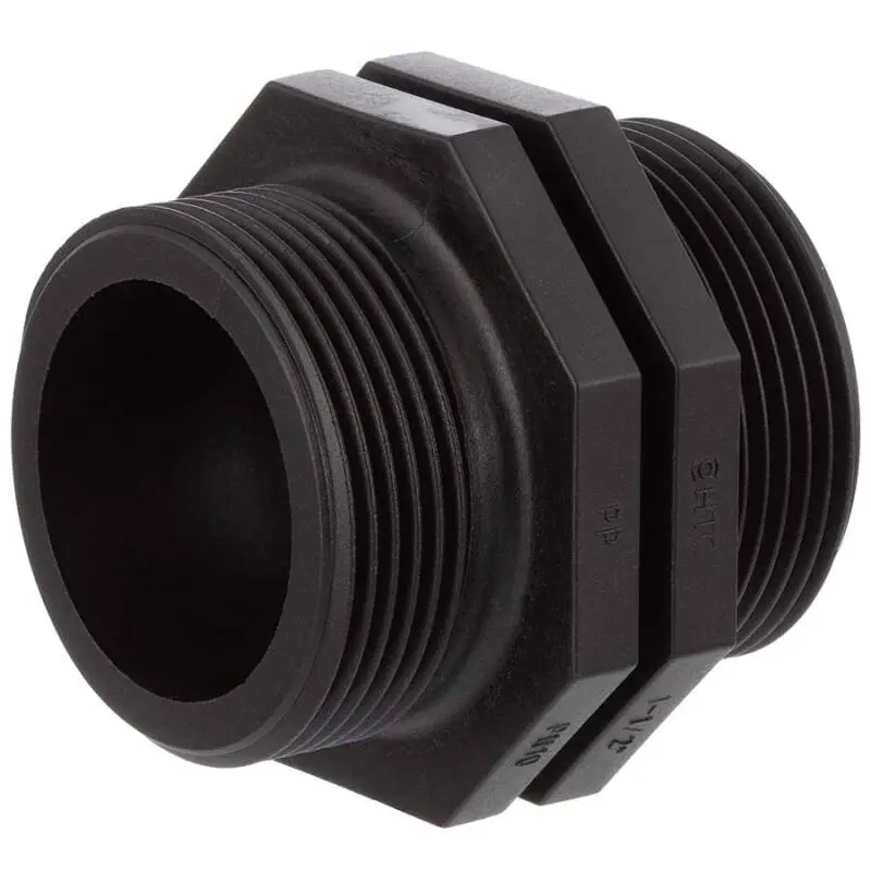 [100812] Doppelnippel Außengewinde PP (1/2")