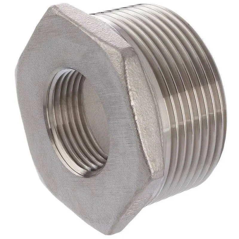 [101761] Reducing ring, external thread, internal thread, stainless steel (3/8", 1/8")