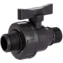 Ball valve male thread to male thread PP