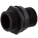 Tank feed-through, external thread, PP