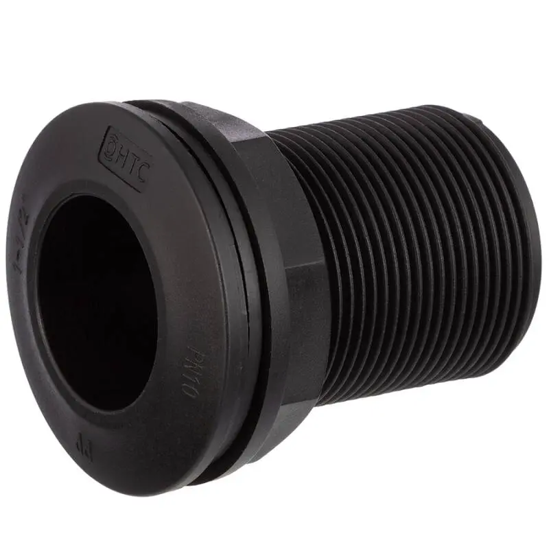 [103116] Tank feed-through, external thread, stop, PP (1/2")