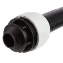 Clamp coupling for hose on external thread PP