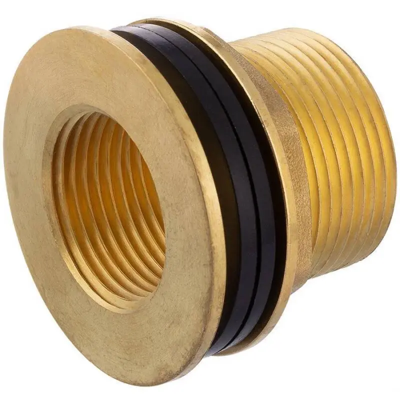 [103193] Rain barrel outlet, female thread, male thread, brass (1/2")