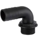 Hose nozzle 90° external thread PP