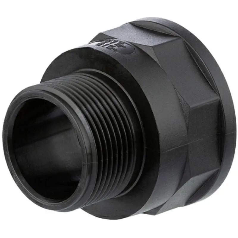 [103303] Socket nipple female thread reduced male thread PP (3/4", 1/2")