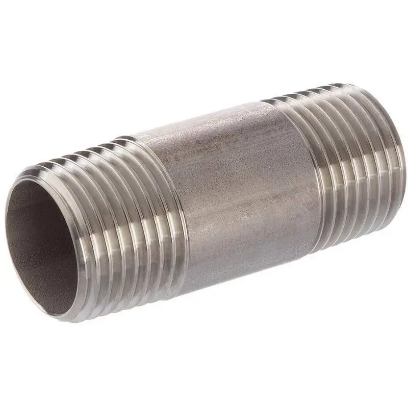 [103384] Pipe nipple, external thread, stainless steel (1/4", 40mm)