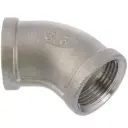 45° angle female thread x female thread stainless steel