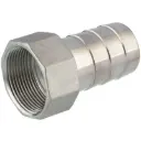 Hose nozzle, female thread, stainless steel