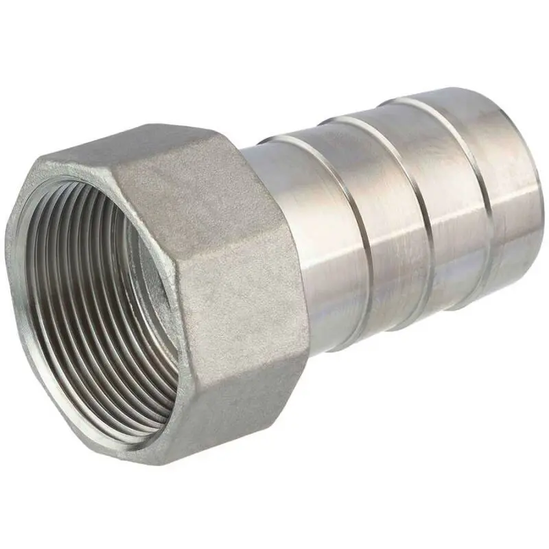 Hose nozzle, female thread, stainless steel