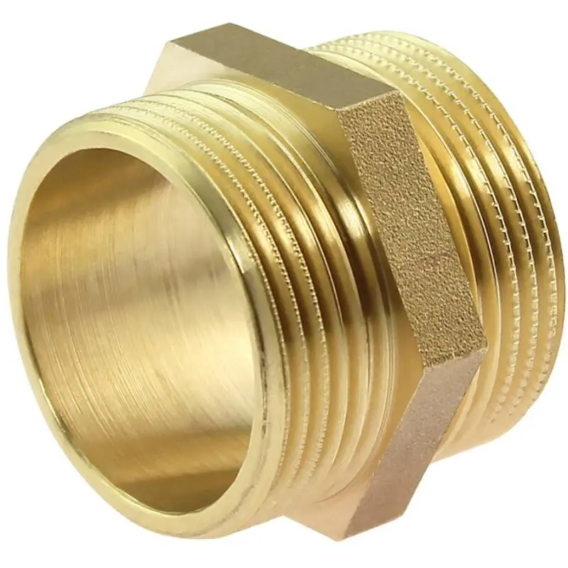 [103787] Double nipple, external thread, brass (1/4")