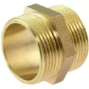 Double nipple, external thread, brass
