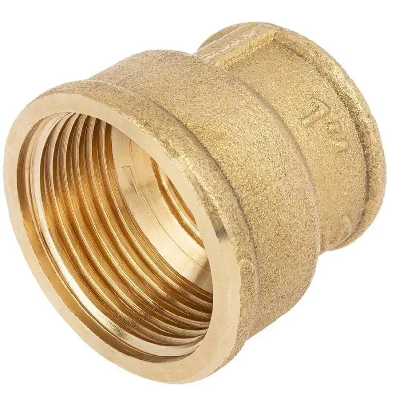 [103833] Reducing sleeve, female thread, brass (1/2", 3/8")
