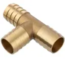 Hose connector T-piece brass
