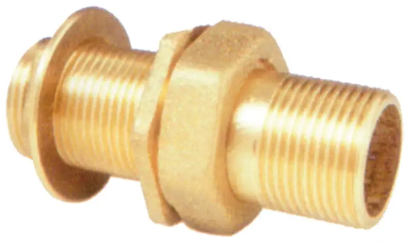 [104065] Brass union nut, 1 inch, 3-piece