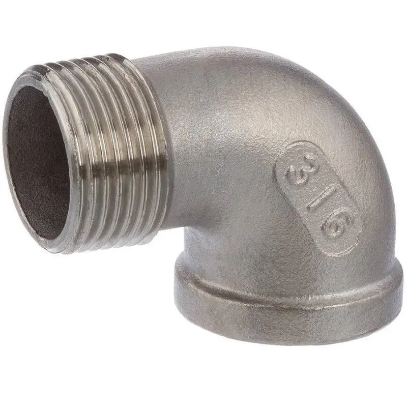 [101742] Angle internal thread x external thread stainless steel (1/8")